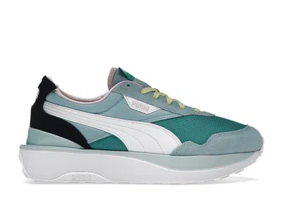 Pre-owned Puma Cruise Rider (women's) Sneakers In Viridian Green/aquamarine
