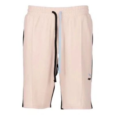 Puma Culture Maker Logo Shorts 'pink Black' In Multi