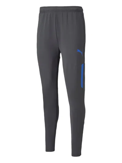 Puma Cup Elasticated-waistband Track Pants In Gray