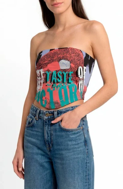 Puma Dare To Graphic Tube Top In Multi