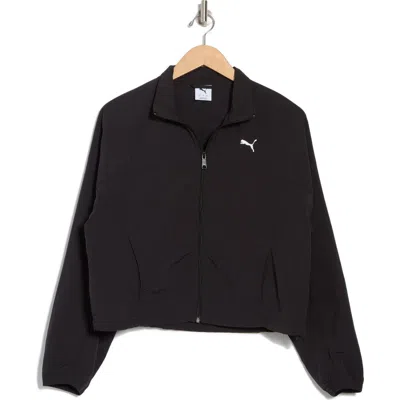 Puma Dare To Oversize Woven Jacket In Black