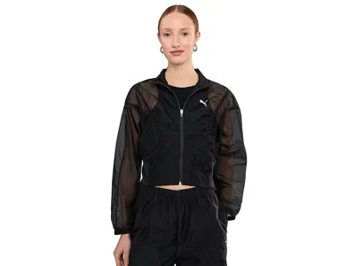 Puma Dare To Oversized Woven Jacket In Black