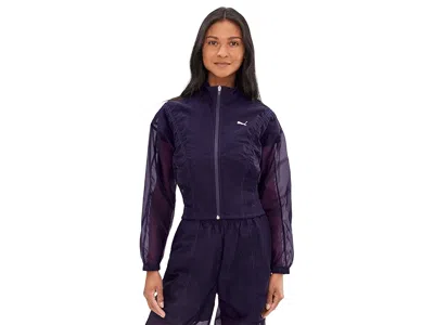Puma Dare To Oversized Woven Jacket In Purple