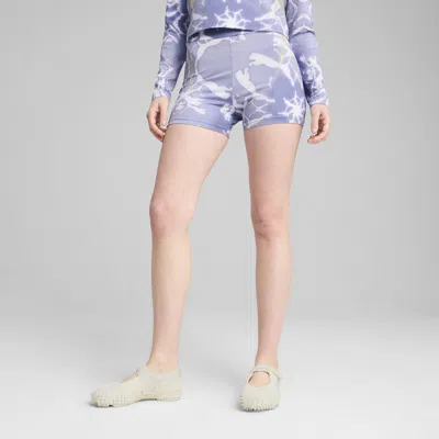 Puma Dare To Aop Tights In Blue
