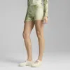 Puma Dare To Women's All-over Print 3" Tights In Green