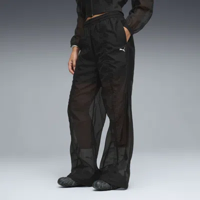 Puma Dare To Women's Relaxed Woven Pants In Black