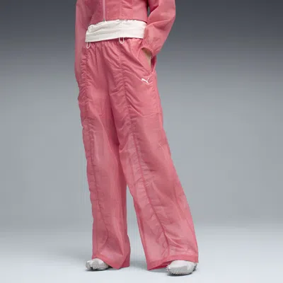 Puma Dare To Women's Relaxed Woven Pants In Pink