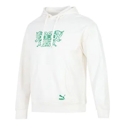 Puma Das Cc Graphic Crew Sweater 'white'