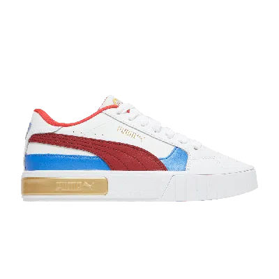 Pre-owned Puma Dc Comics X Cali Star Jr 'wonder Woman' In White