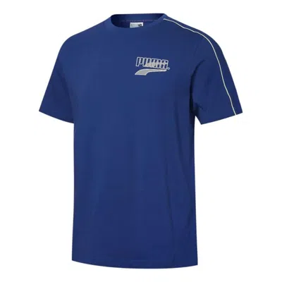 Puma Decor8 Colour Block T-shirt 'blue'