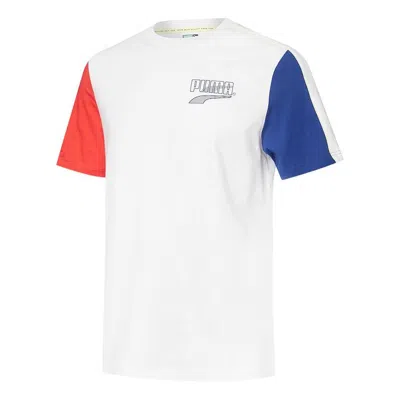 Puma Decor8 Colour Block T-shirt 'white'