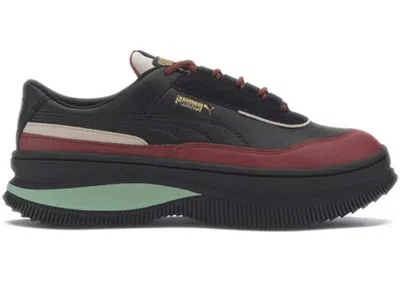 Pre-owned Puma Deva Chic (women's) Sneakers In  Black/burnt Russet
