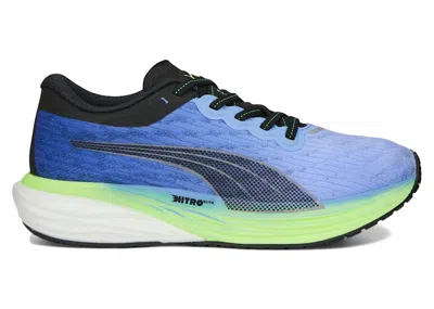 Pre-owned Puma Deviate Nitro 2 (women's) Sneakers In Royal Sapphire/elektro Purple