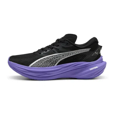 Puma Deviate Nitro 3 Black Purple Aw25 Women's Sneakers