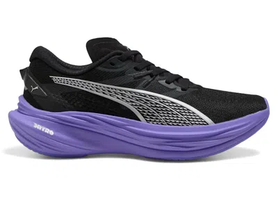 Pre-owned Puma Deviate Nitro 3 Black (women's) Sneakers In  Black/dark Amethyst In Multi