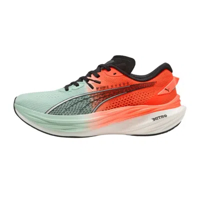 Puma Deviate Nitro 3 Hyrox Red Green Aw25 Women Shoes In Multi