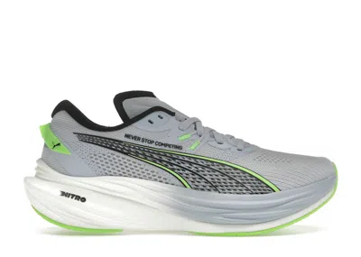 Pre-owned Puma Deviate Nitro 3 Hyrox (women's) Sneakers In Cool Weather/green Glare