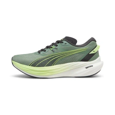 Puma Deviate Nitro™ 3 Men's Running Shoes In Eucalyptus-fizzy Apple
