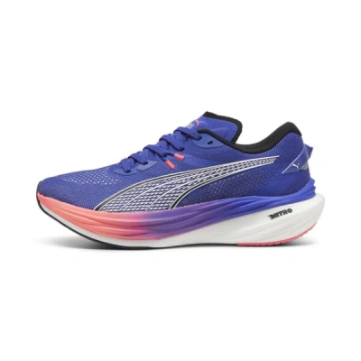 Puma Deviate Nitro™ 3 Men's Running Shoes In Lapis Lazuli-sunset Glow