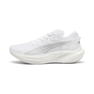 Puma Deviate Nitro™ 3 Men's Running Shoes In White-feather Gray- Silver