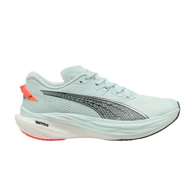 Pre-owned Puma Deviate Nitro 3 'peaceful Blue' | Green | Men's Size 10