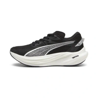 Puma Deviate Nitro™ 3 Women's Running Shoes In Black- White- Silver