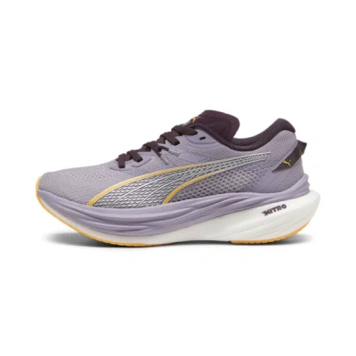 Puma Deviate Nitro™ 3 Women's Running Shoes In Pale Plum-midnight Plum-sun Stream