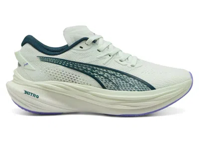 Pre-owned Puma Deviate Nitro 3 (women's) Sneakers In Sage Frost/green Terrain