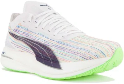 Pre-owned Puma Deviate Nitro Elite - Us Men's 11 - Cool Adapt / Spectra - Rare In White