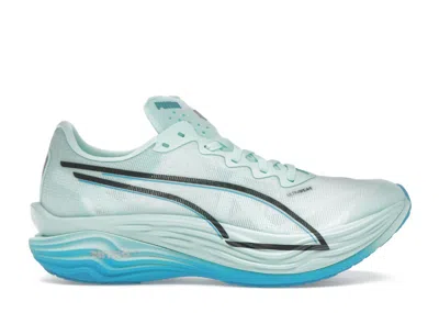 Pre-owned Puma Deviate Nitro Elite 3 (women's) Sneakers In Mint Melt/speed Blue In Multi