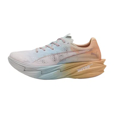 Puma Deviate Nitro Elite 4 Rc Blue Orange Ss26 Women's Running Shoes In Multi