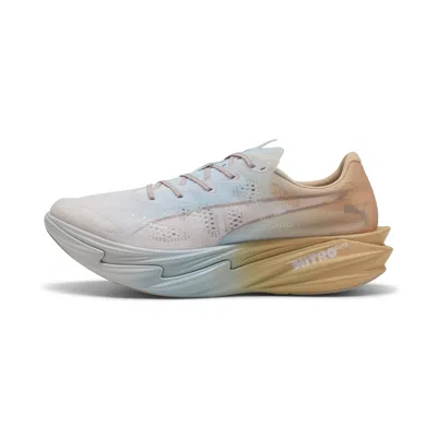 Puma Deviate Nitro Elite 4 Rc Blue Orange Ss26 Running Shoes In Multi