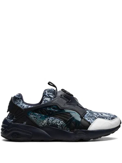 Puma Disc Blaze "snake" Sneakers In Black