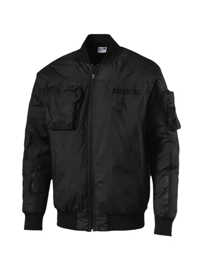 Puma Down Bomber Jacket In Black