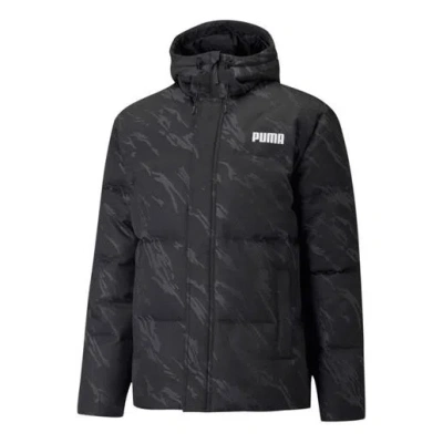 Puma Down Jacket 'black White'