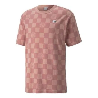 Puma Downtown Aop Tee 'pink'