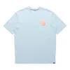 Puma Downtown Graphic Printed Short Sleeve Tee Blue In Blue