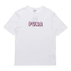 Puma Downtown Graphic T-shirt 'white Pink'