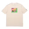 Puma Downtown Graphic Tee 'beige Pink Green'