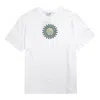 Puma Downtown Graphic Tee Funny Printing Round Neck Short Sleeve White In White