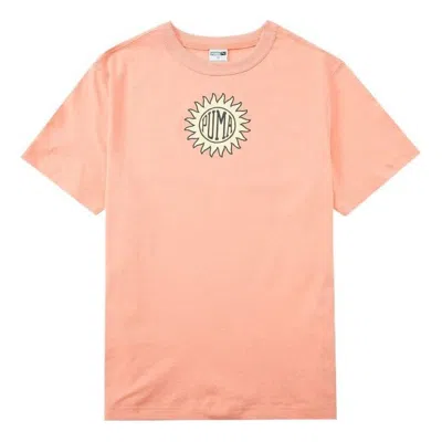 Puma Downtown Graphic Tee 'pink'