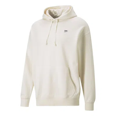 Puma Downtown Hoodie 'white' In Neutral