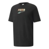 Puma Downtown Logo Tee 'black'
