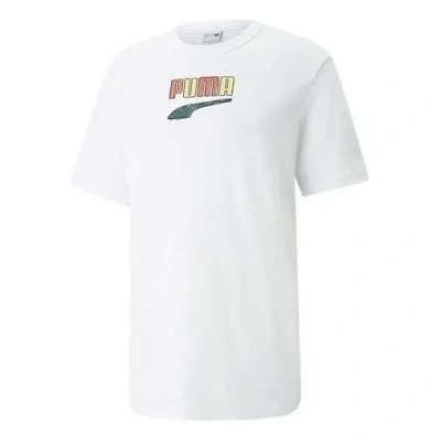 Puma Downtown Logo Tee 'white'