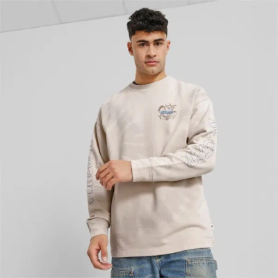 Puma Downtown Re:place Men's Sweatshirt In Putty