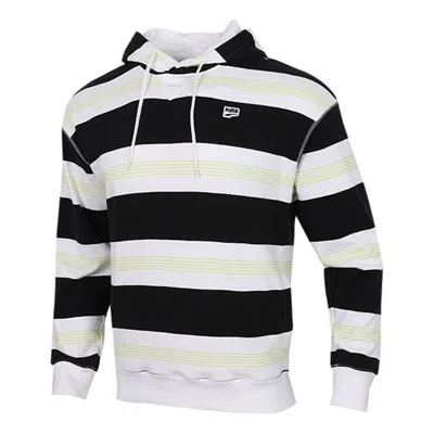 Puma Downtown Striped Hoodie 'black White Green'