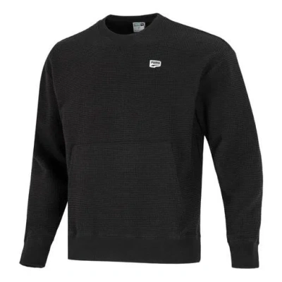Puma Downtown Waffle Crewneck Sweatshirt 'black'