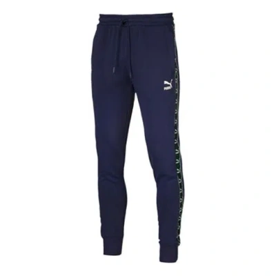 Puma Drawsing Track Pants 'navy' In Blue