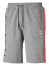 Puma Drawstring Track Shorts In Gray