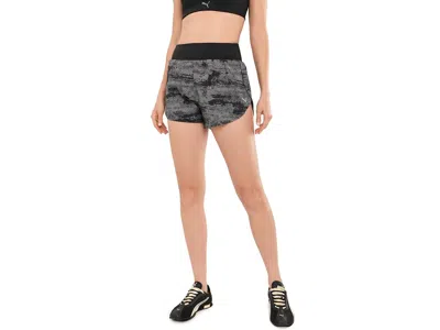 Puma Dreamrun 3 Brightside All Over Print Shorts Women's Shorts  Black: Xs 3